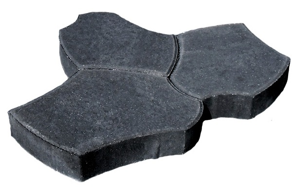 Pompejifliser sort/antracit